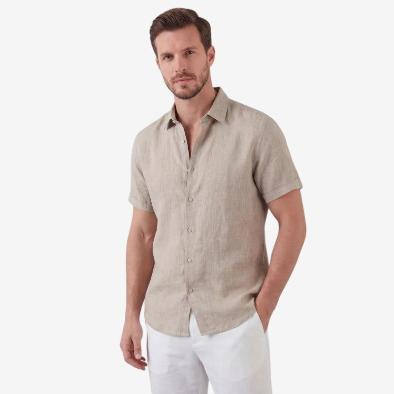 Men's Casual Long Sleeve Button-Up Shirt