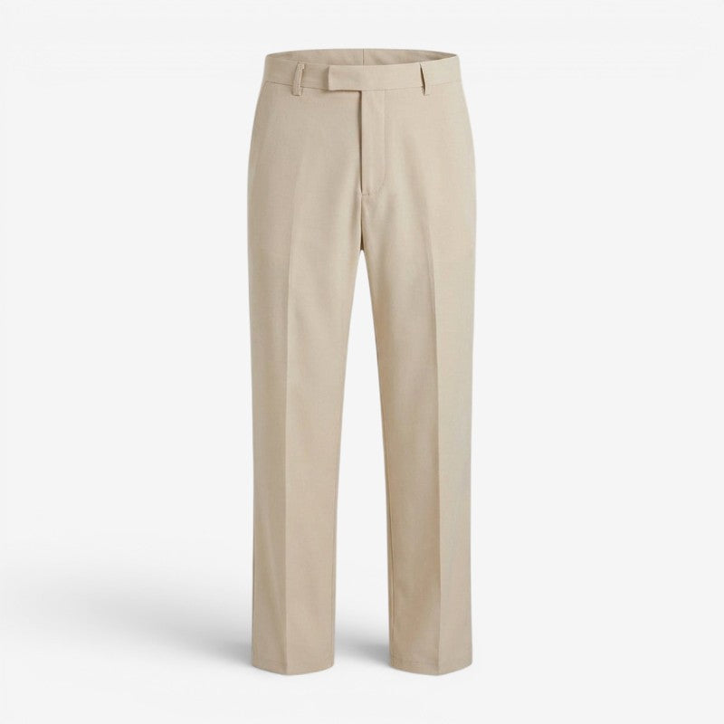 Men's Tailored Cotton Chinos with Adjustable Waist