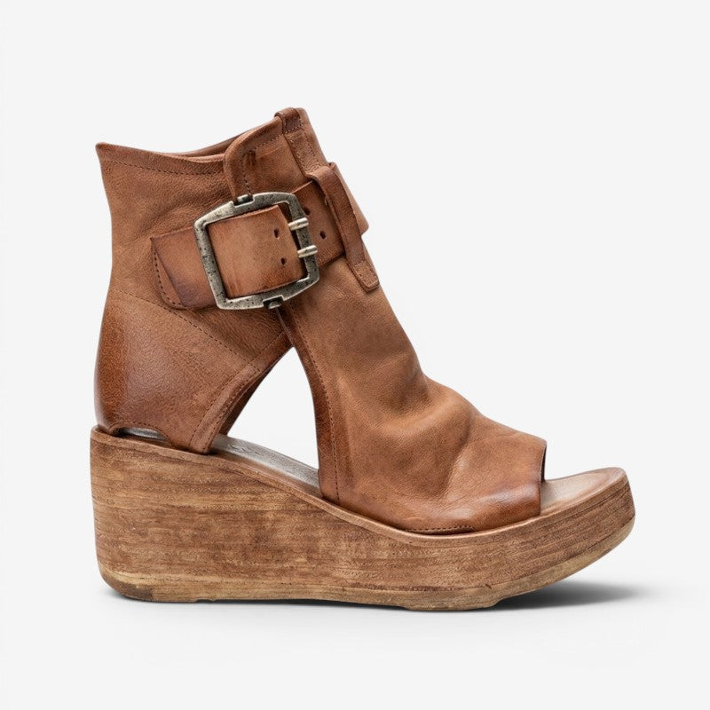 Wedge Sandals with Peep Toe