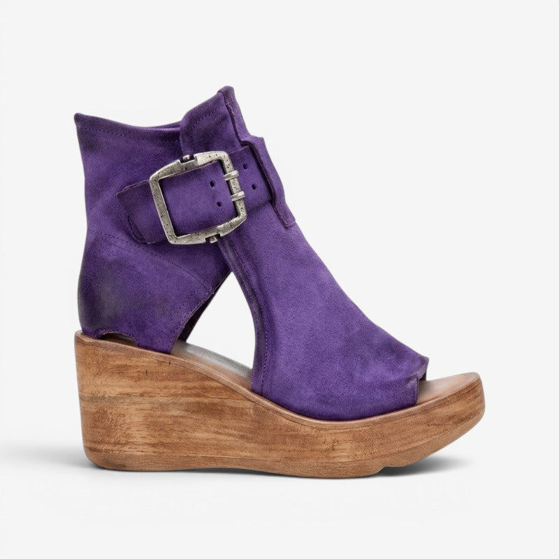 Wedge Sandals with Peep Toe