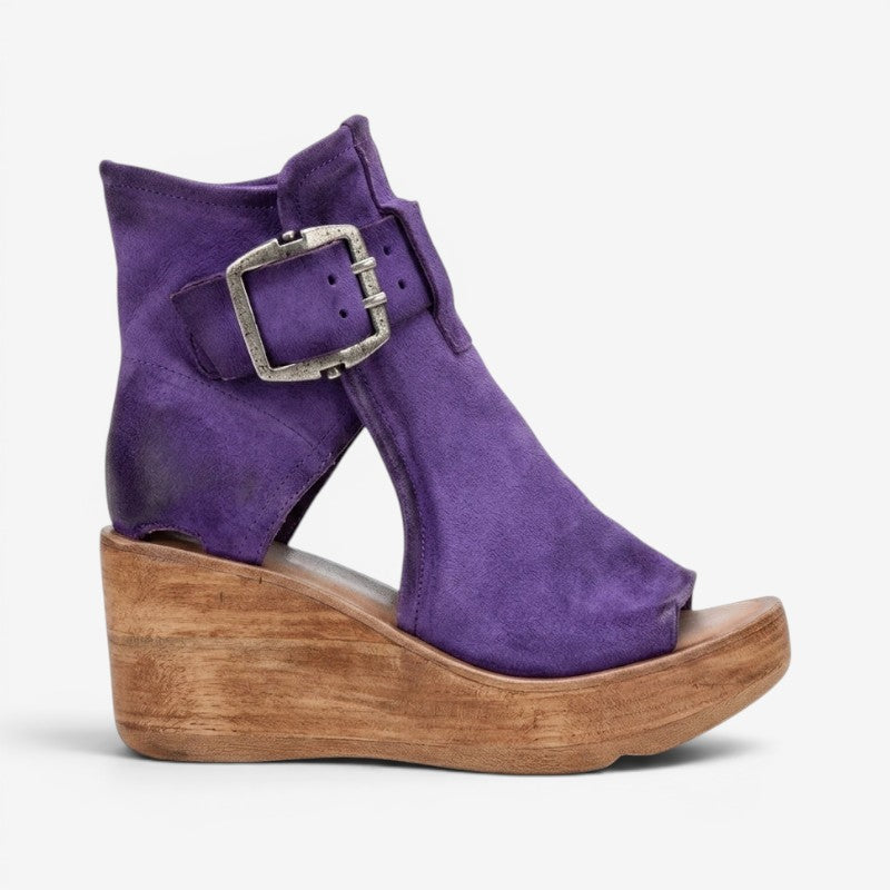 Women's Chunky Heel Sandals with Adjustable Buckle Straps
