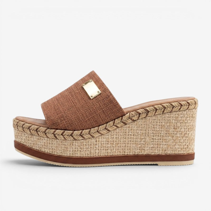 Open-Toe Wedge Sandals