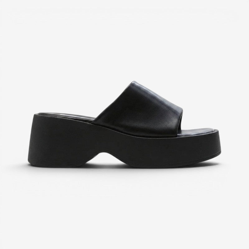 Women's Wedge Heel Sandals with Smooth Open Design