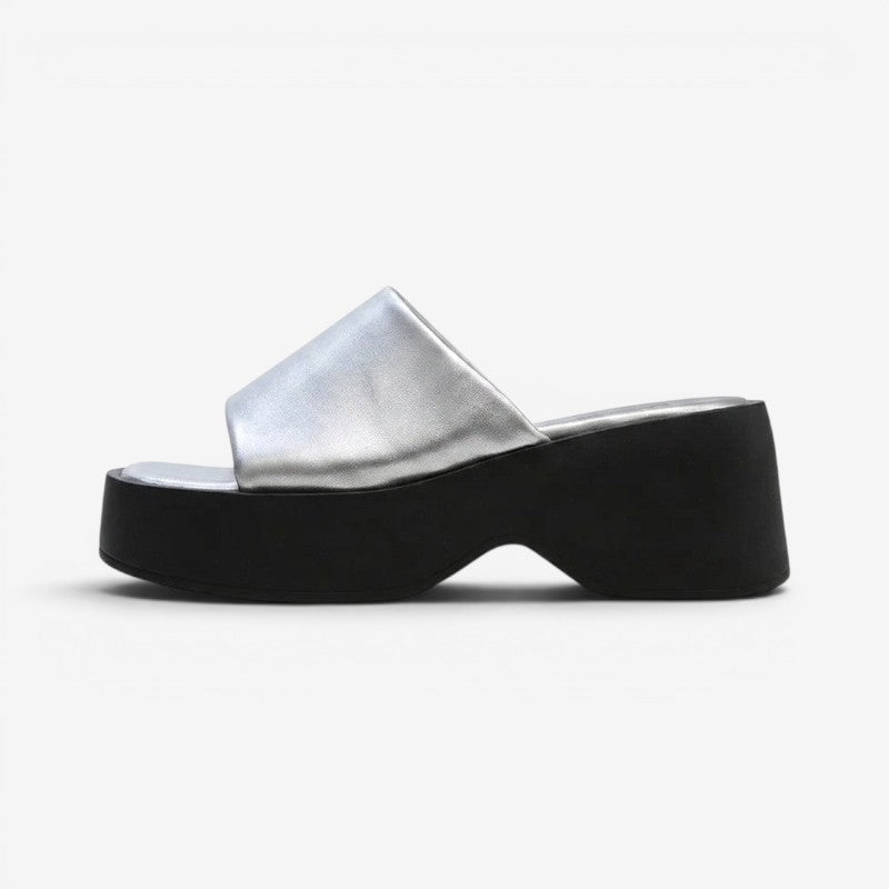 Women's Wedge Heel Sandals with Smooth Open Design