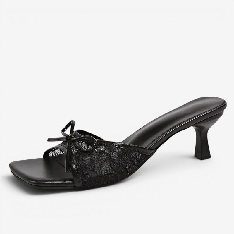 Chic Slip-On Sandals with Square Toe