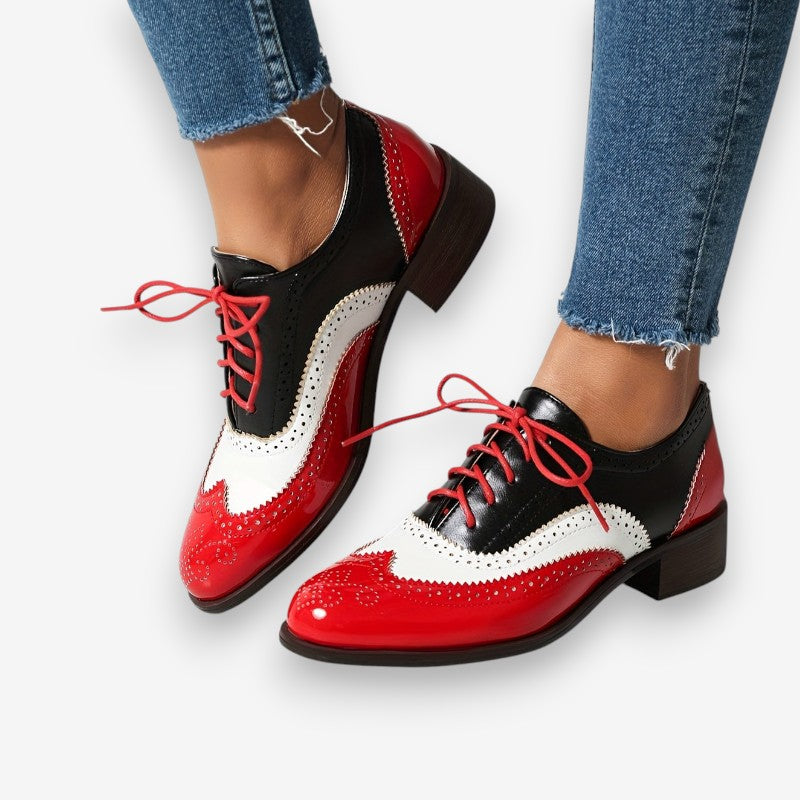 Sophia – Round Toe Shoes with Adjustable Laces