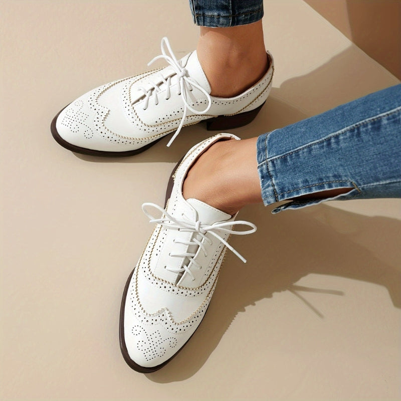 Sophia – Round Toe Shoes with Adjustable Laces