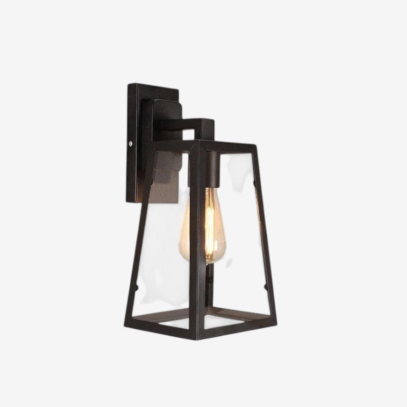 BrightEra – Wall Lamp with Curved Stand and Cage Design