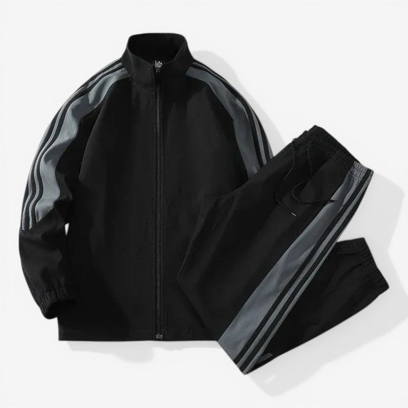 Zip-Up Tracksuit Set Jacket & Pants