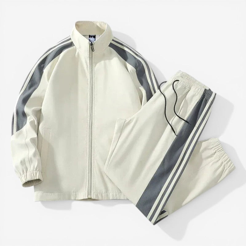Zip-Up Tracksuit Set Jacket & Pants