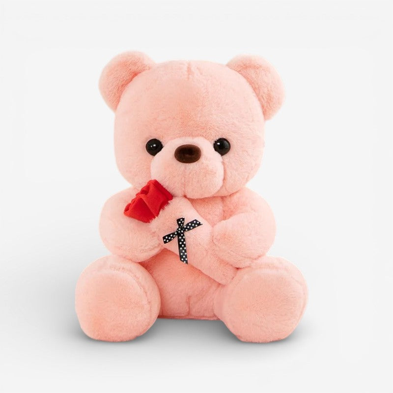 BloomHeart – Rose Teddy Bear Handmade with Roses