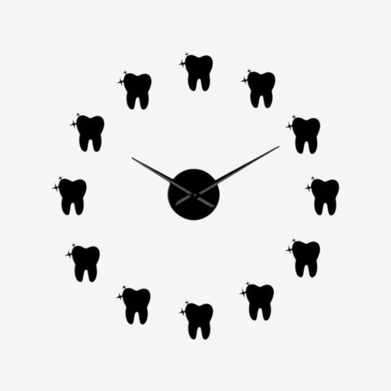 TimeDent – Decorative Wall Clock with Teeth Inspiration