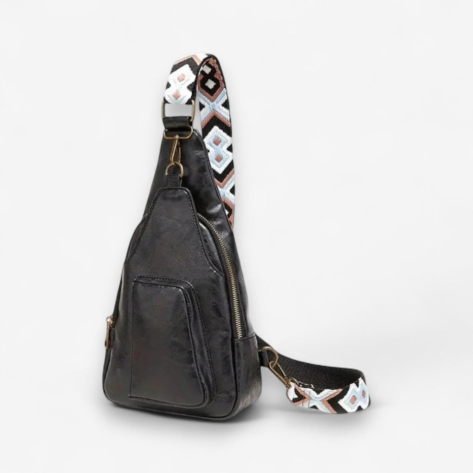 Fenna – Schoudertas met Grote Inhoud en Ritssluiting Velani