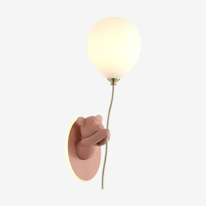 BrightPaws – LED Wall Lamp Bear with Balloon Design