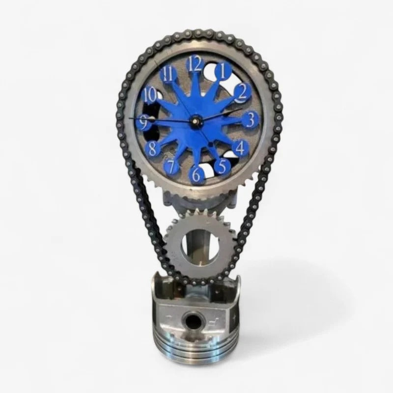 GearTime – Tafelklok met tandwiel- en kettingontwerp Velani