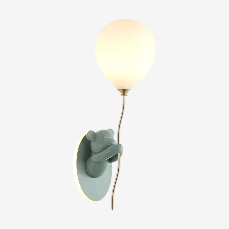 BrightPaws – LED Wall Lamp Bear with Balloon Design
