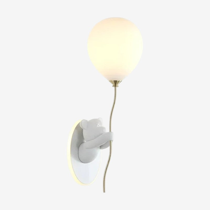 BrightPaws – LED Wall Lamp Bear with Balloon Design