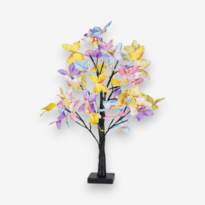 ButterflyGlow – LED Table Lamp with Tree and Butterfly Design