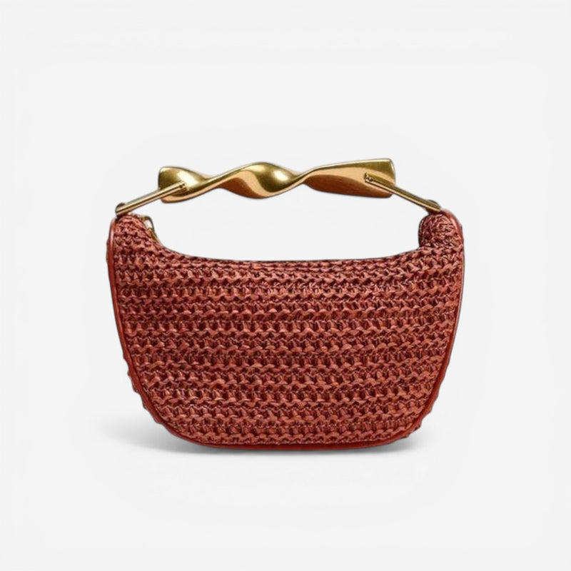 Women Compact Handbag Top Handle Design