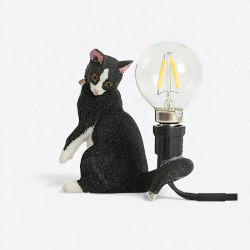 PawLumo – Speelse kattenfiguurlamp voor charmante sfeerverlichting op tafel Velani
