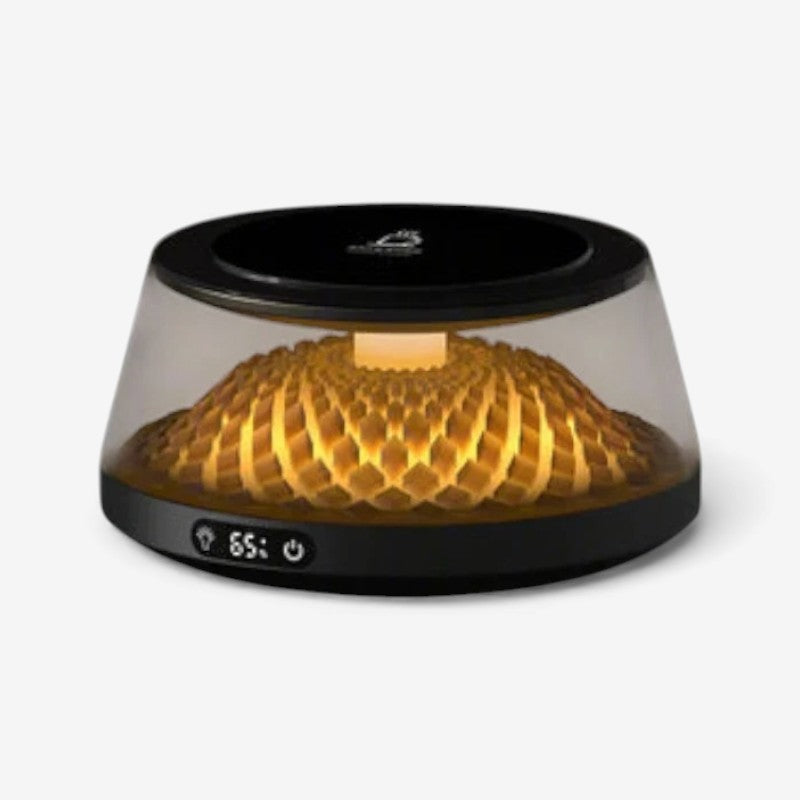 HeatMate – Draagbare Koffiemok Verwarmer met Meerkleurige Lampjes Velani