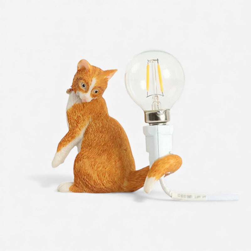 PawLumo – Speelse kattenfiguurlamp voor charmante sfeerverlichting op tafel Velani