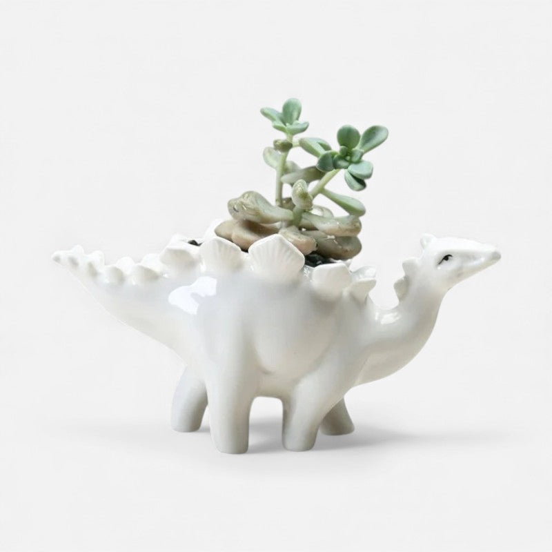 DinoBloom – Indoor Flower Pot with Dino Figure