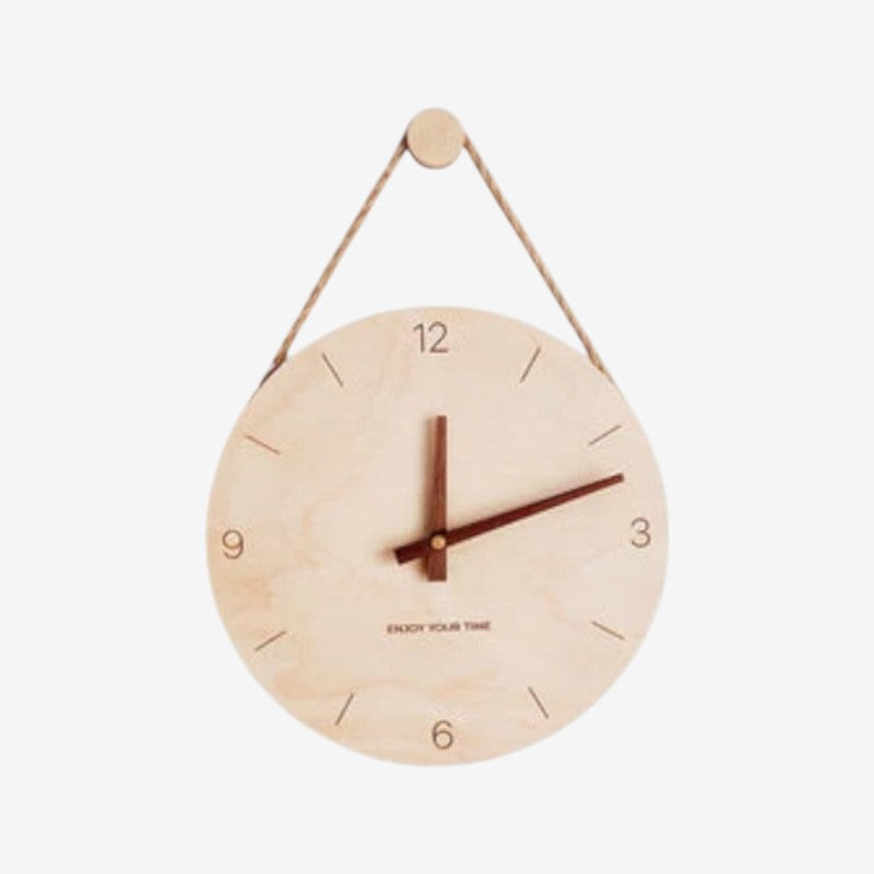 TimeHalo – Round Wall Clock Minimalist Design