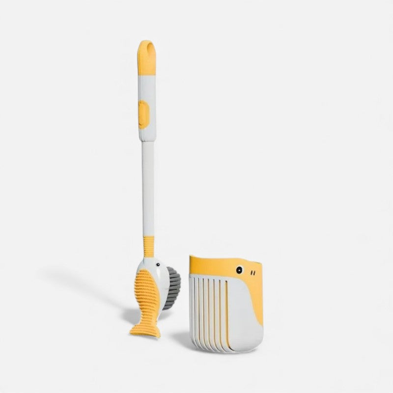 AquaHold – Wall-Mounted Fish Brush Holder for Organized Storage