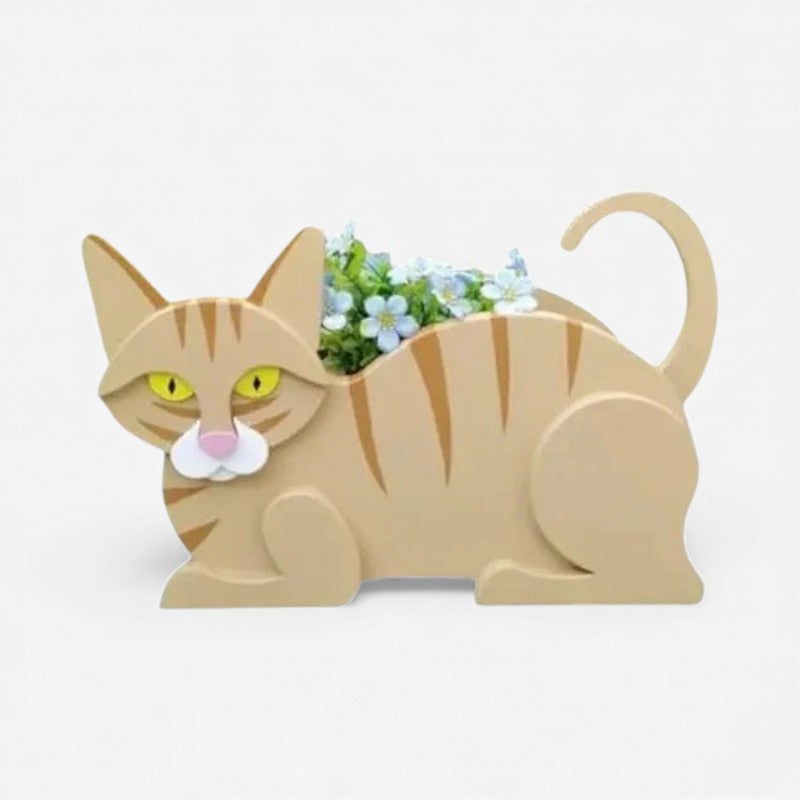 PurrBloom – Decorative Flower Vase in Cat Shape