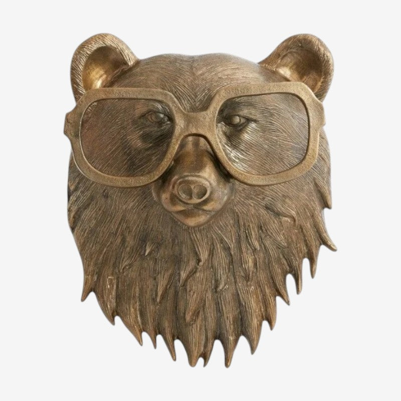 ArtWild – Wall-Mounted Animal Head Sculpture for Home Decor