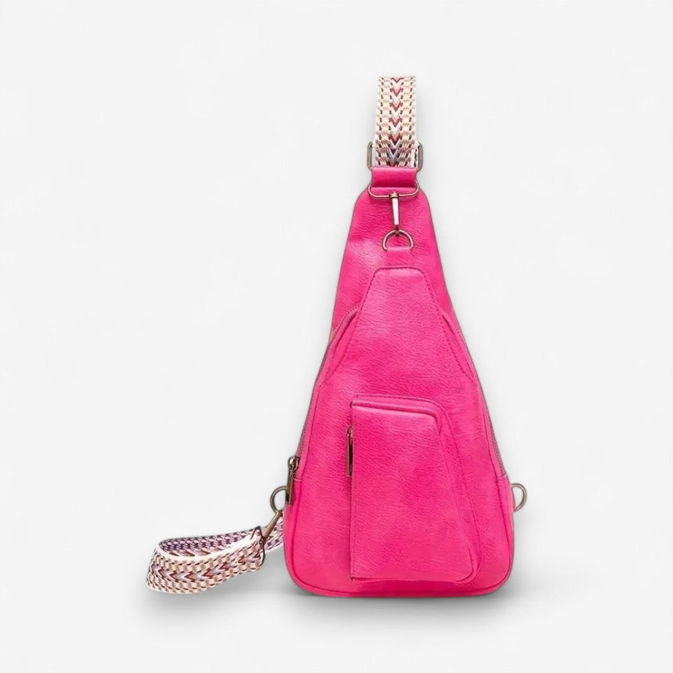 Fenna – Schoudertas met Grote Inhoud en Ritssluiting Velani