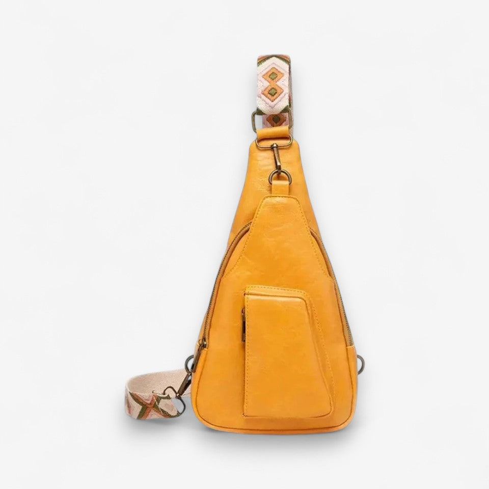 Fenna – Schoudertas met Grote Inhoud en Ritssluiting Velani