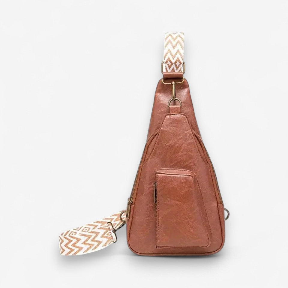 Fenna – Schoudertas met Grote Inhoud en Ritssluiting Velani