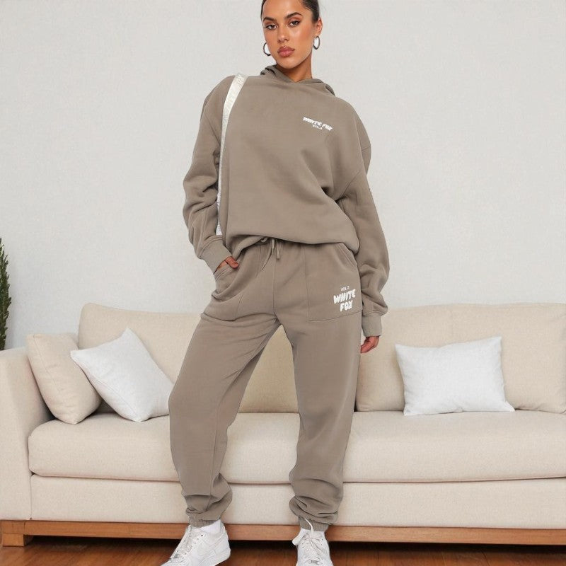 Camila – Tweedelige set met lange mouwen en broek met wijde pijpen Velani