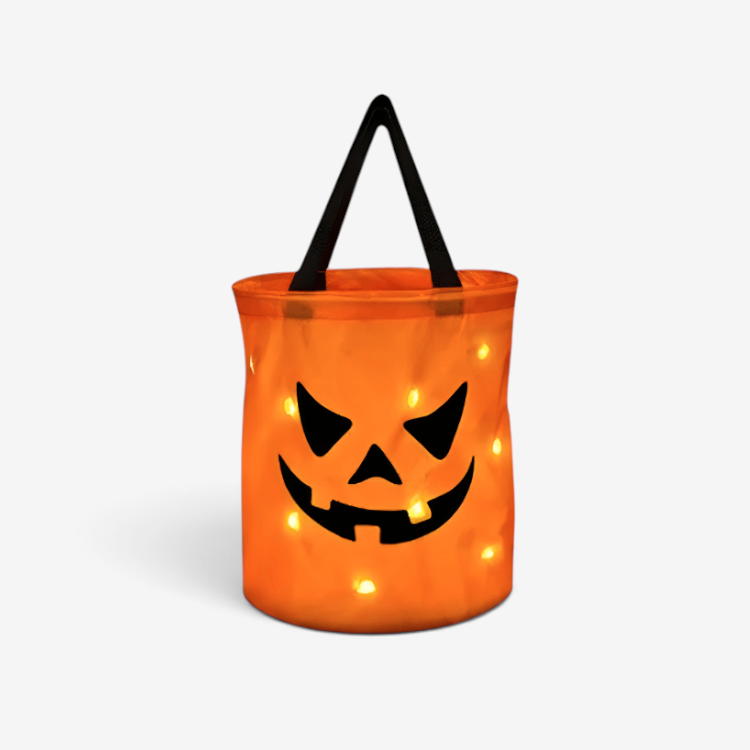 GlowNest - Illuminated Pumpkin Treat Basket