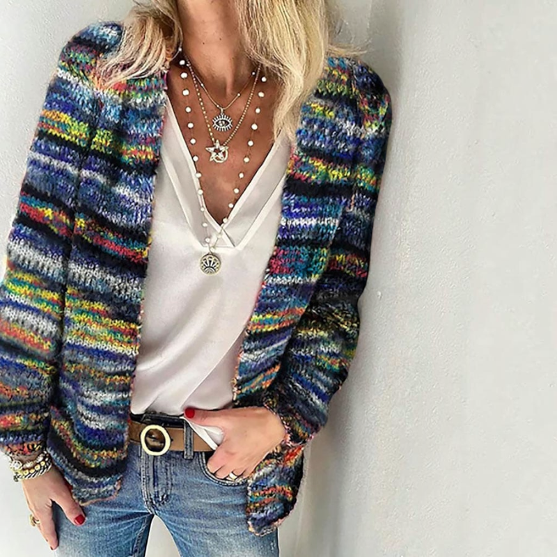 Stylish Women's Long Sleeve Knit Sweater