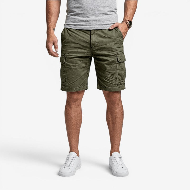 Men's Comfortable Casual Shorts with Belt Loops
