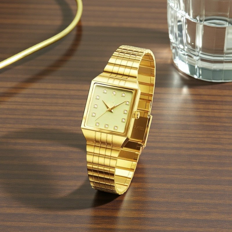 Emma – Rectangular Watch with Adjustable Strap