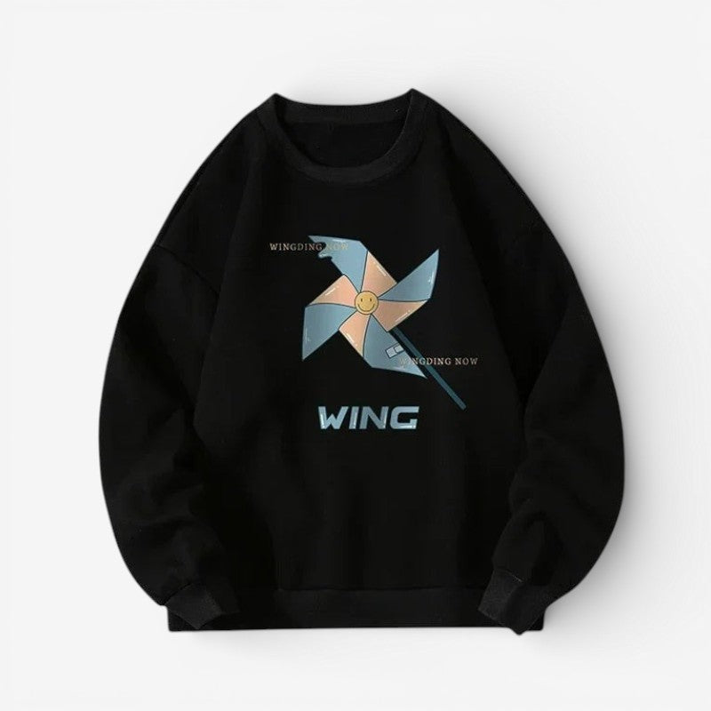 Ethan – Oversized Sweater With Long Sleeves And Ribbed Hem