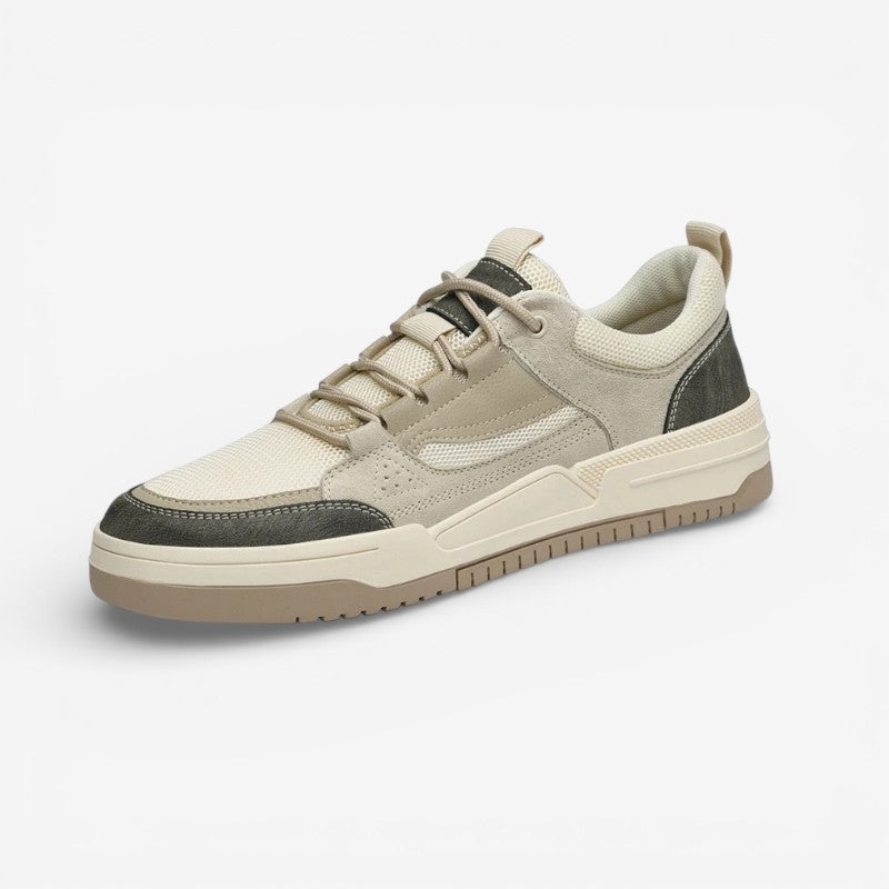 Daniel – Round Toe Sneakers with Adjustable Lace Design