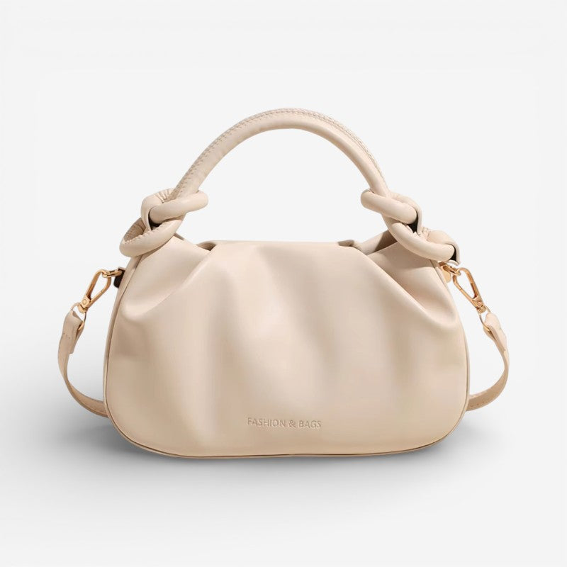 Oriana – Adjustable Shoulder Bag With Knotted Handle And Buckle