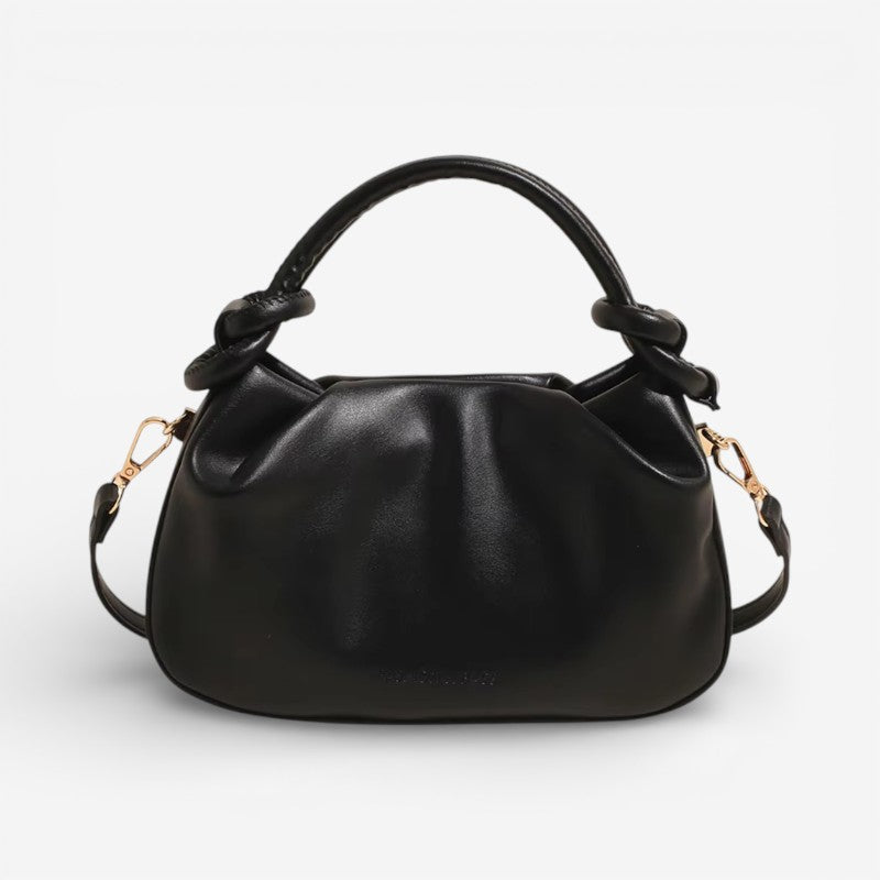 Oriana – Adjustable Shoulder Bag With Knotted Handle And Buckle