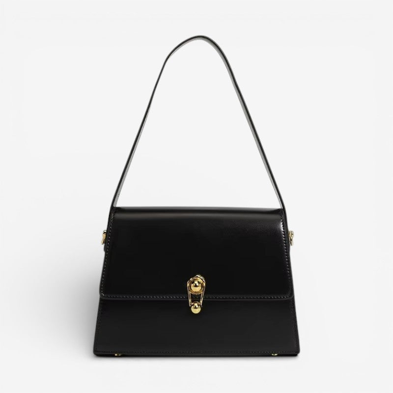 Olivia – Women's Bag with Handle & Adjustable Shoulder Strap + Hasp Closure