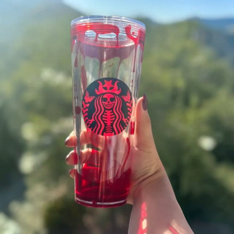 BloodDrip - Horror-themed Snow Globe Tumbler
