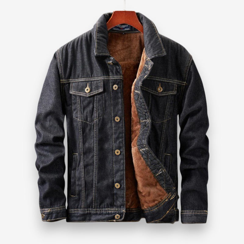 Olivier – Fleece gevoerde jas met lange mouwen en zakken Velani