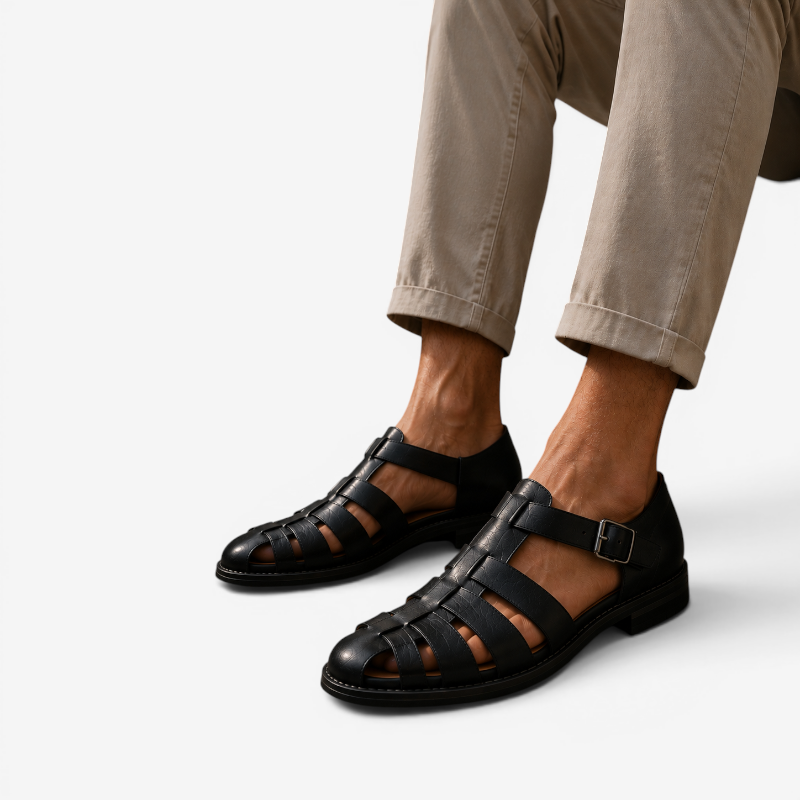 Men's Breathable Round Toe Slip-On Shoes