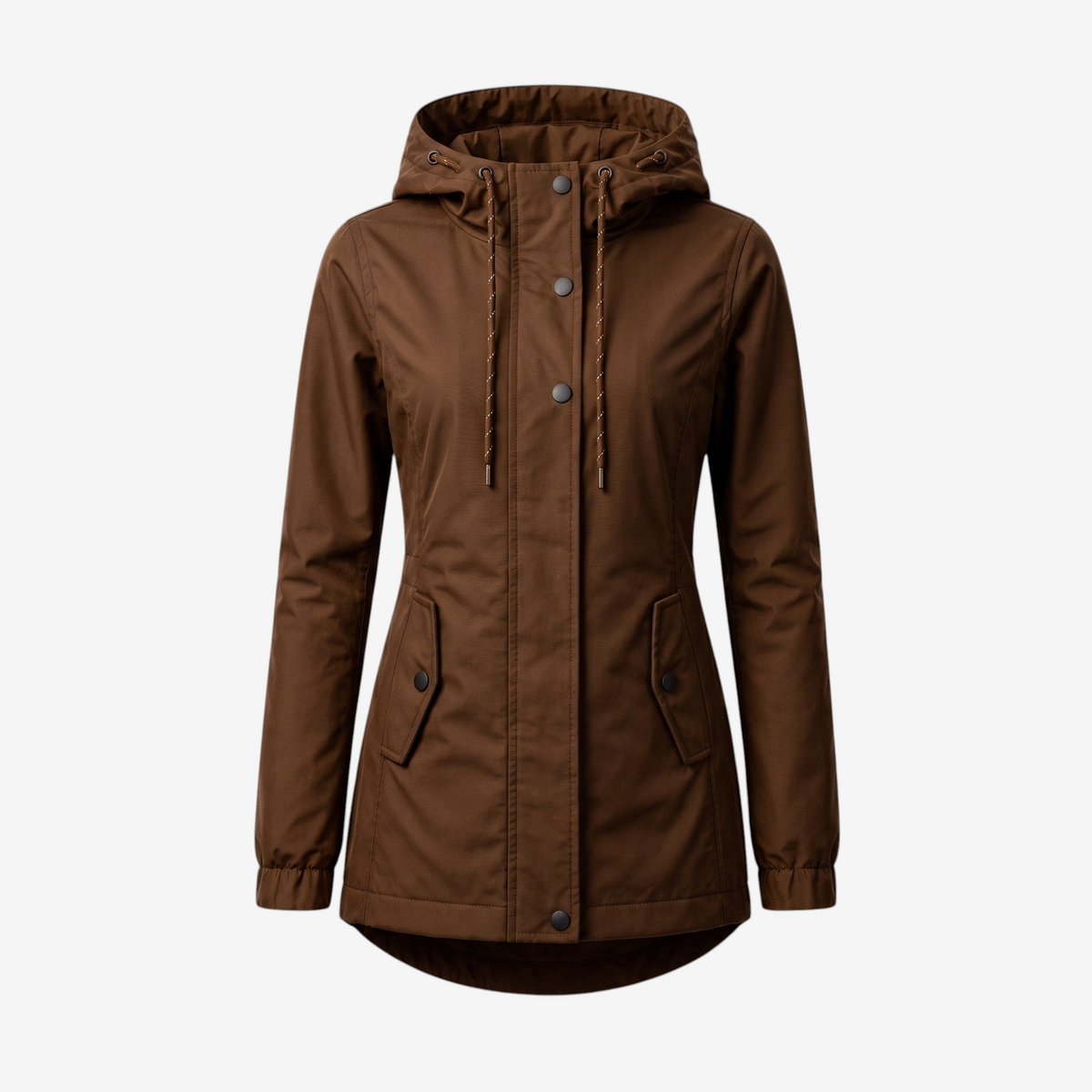 Flapix - Adjustable Hooded Jacket with Rounded Back Hem