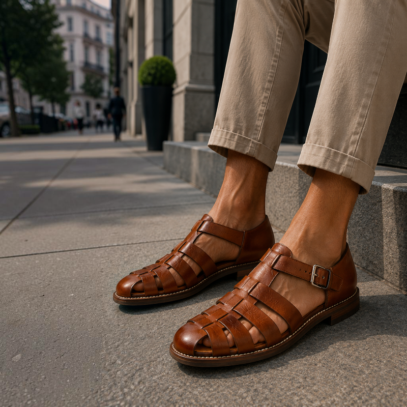 Men's Breathable Round Toe Slip-On Shoes