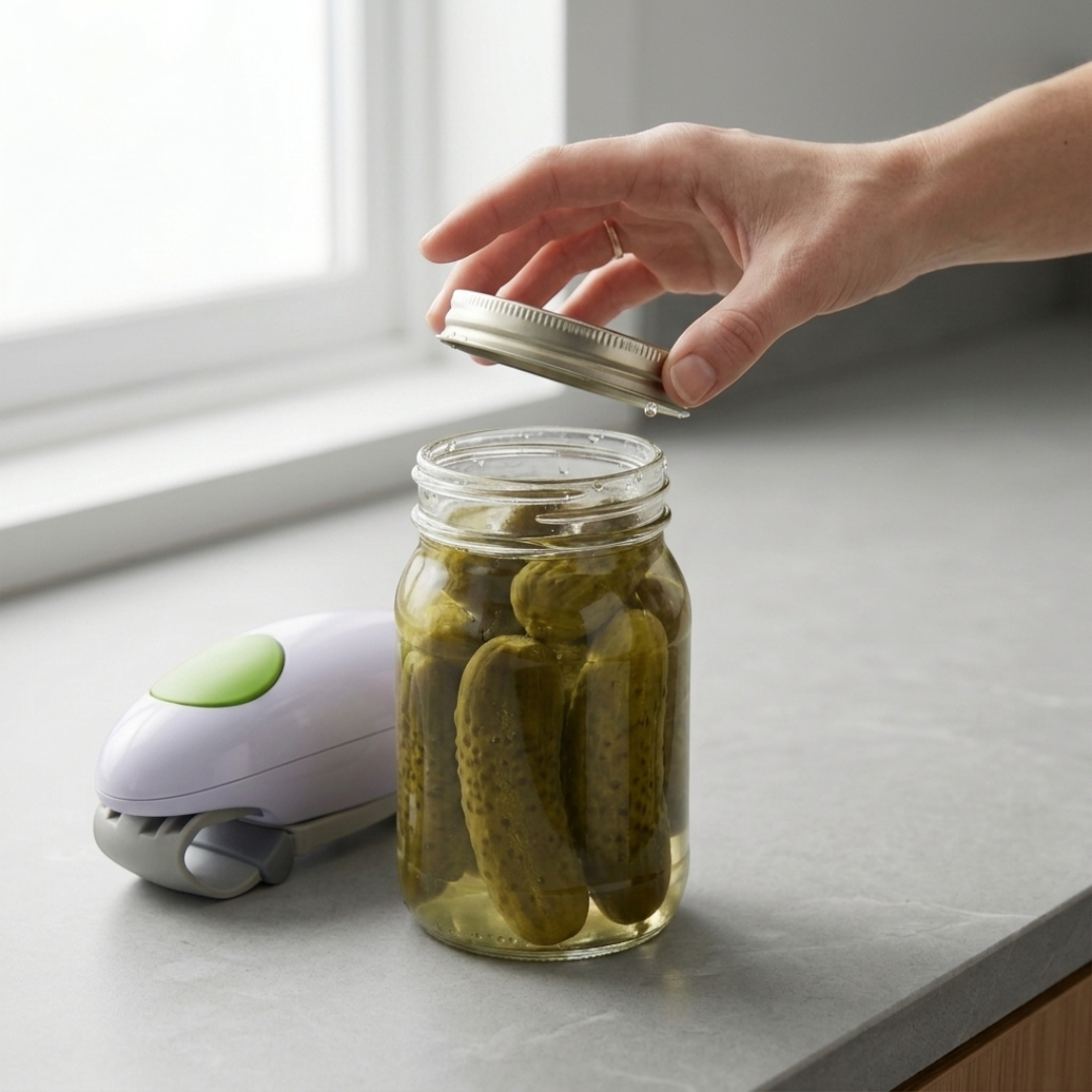 Lidpilot - Automatic Jar and Can Opener with One-Button Operation